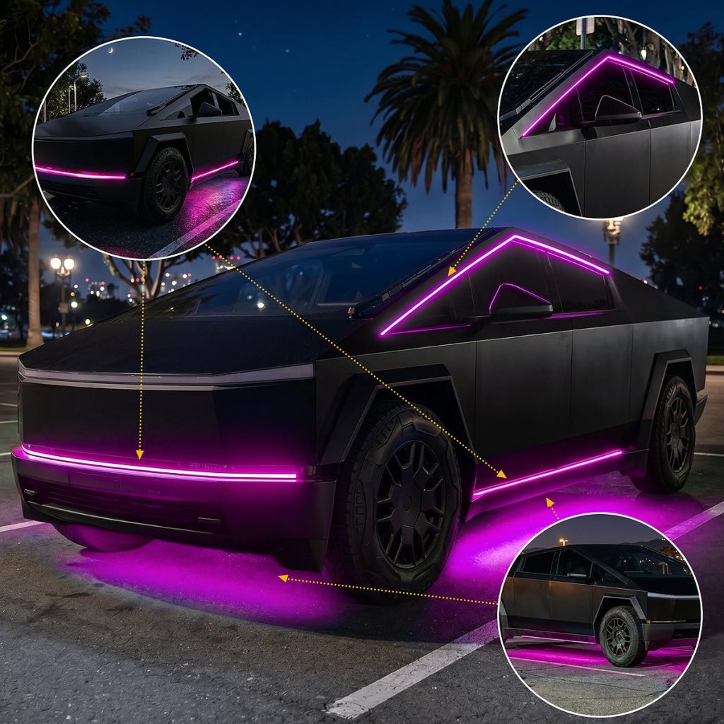 ไฟแอมเบียนต์ Hansshow Tesla Cybertruck (EXTERIOR FULL SET)