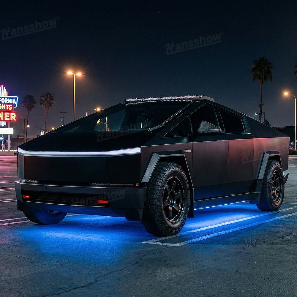 ไฟแอมเบียนต์ Hansshow Tesla Cybertruck (NO-CUTTING-REQUIRED UNDERBODY ADAPTER)
