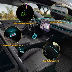ไฟแอมเบียนต์ Hansshow Tesla Model 3 Highland (INTERIOR LIGHTING SYSTEM)