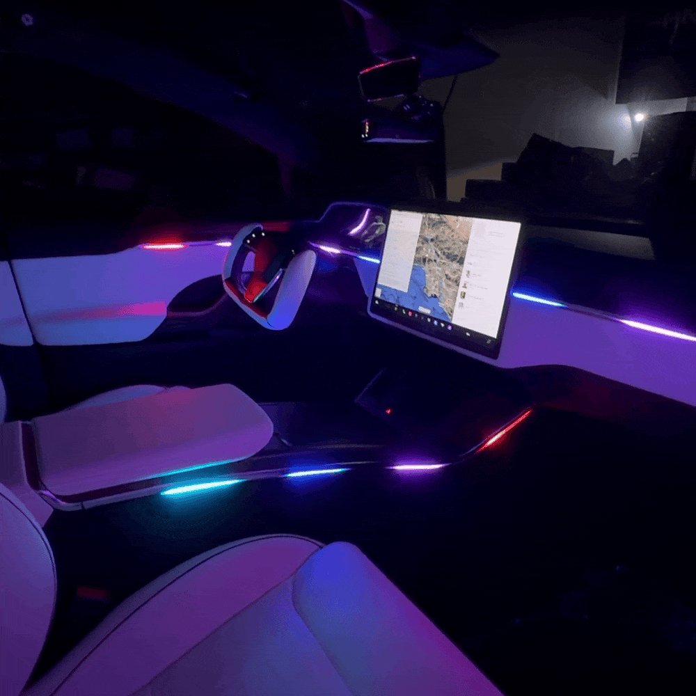 ไฟแอมเบียนต์ Hansshow Tesla Model X (แบบที่ 2)