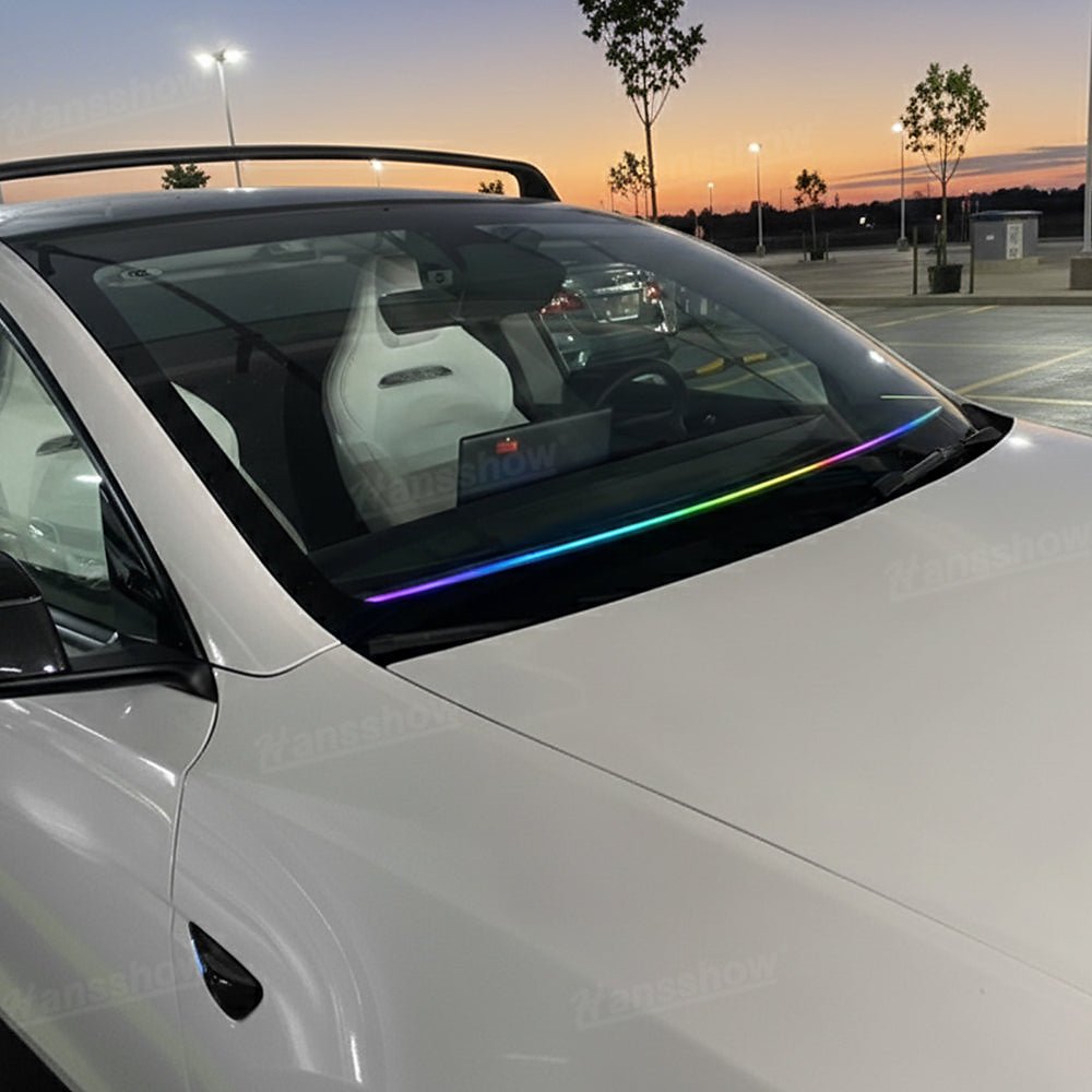 ไฟแอมเบียนต์ กระจกหน้า Hansshow Tesla Model Y Juniper