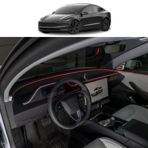 ไฟแอมเบียนต์ คอนโซลหน้า Hansshow Tesla Model 3 Highland (INSTRUMENT 8.9-INCH LIGHTING)