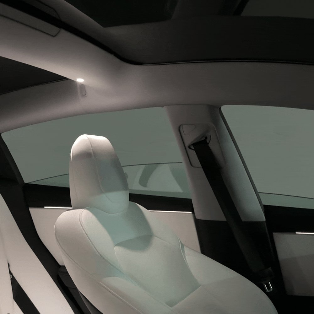 ไฟแอมเบียนต์ หลังคากระจก Hansshow Tesla Model 3 Highland