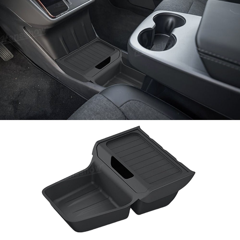 กล่องเก็บของในรถ คอนโซลกลาง Hansshow Tesla Model Y Juniper (UNDER TRAY BOX)