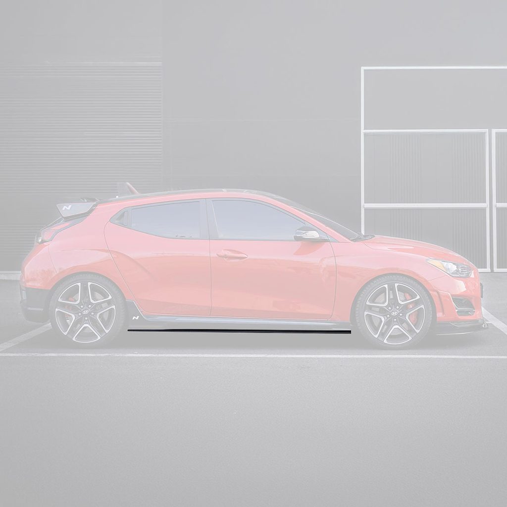 สเกิร์ตข้าง Carbon Fiber Hyundai Veloster N (V1) ADRO แท้