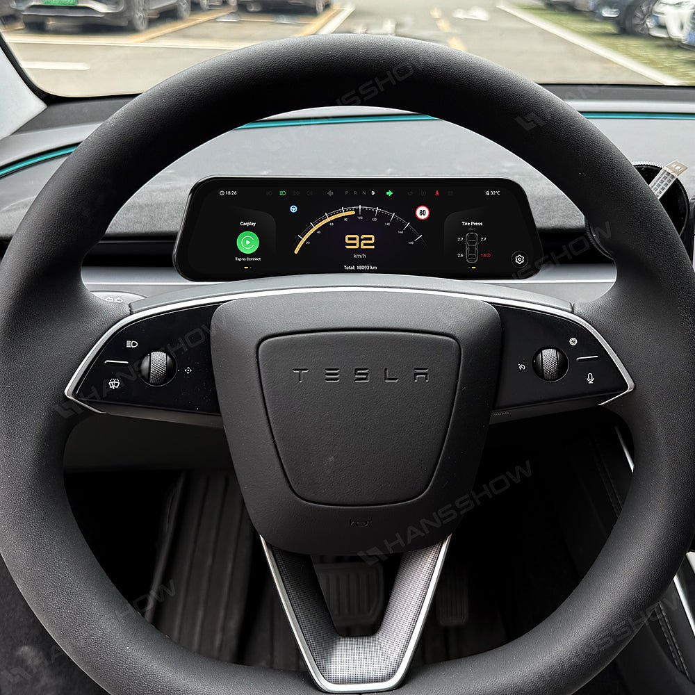 驾驶员显示屏 Hansshow Tesla Model Y Juniper(INSTALLATION DISASSEMBLY 9.6-INCH)