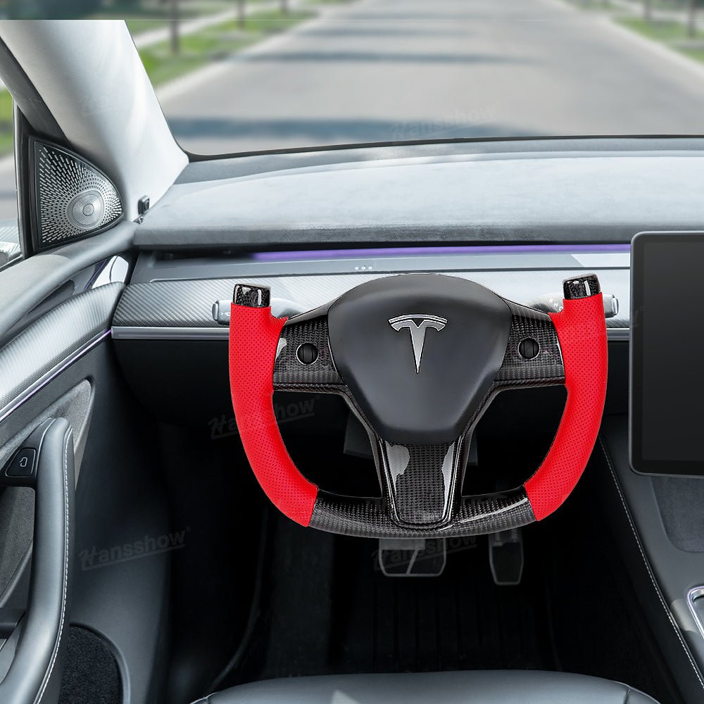 ชิ้นส่วนคาร์บอน Hansshow Tesla Model Y (CUSTOM WHEELS STYLE)