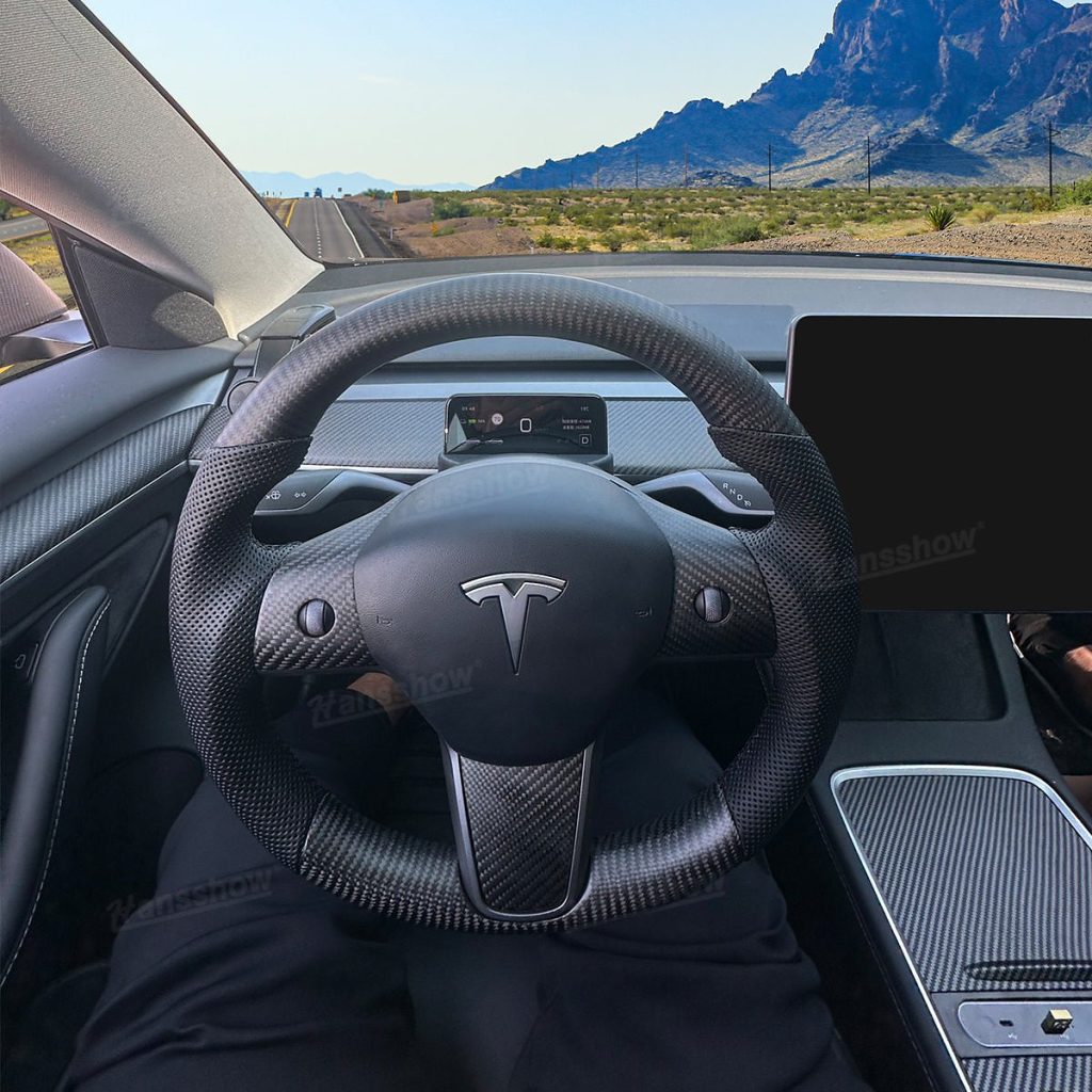พวงมาลัย พวงมาลัย Hansshow Tesla Model Y (HEATED)