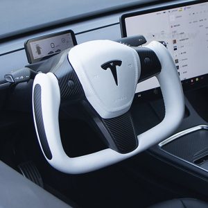 พวงมาลัย พวงมาลัย Hansshow Tesla Model Y (PERSONALIZED ELLIPSE)
