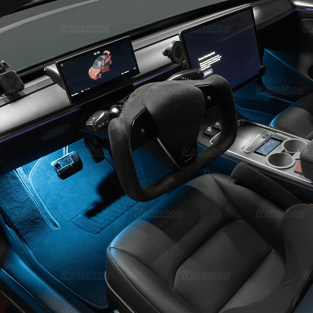 อุปกรณ์แต่งรถ Hansshow Tesla Model 3 (PREMIUMFOOTWELL CUSTOMIZED PERFECTLY)