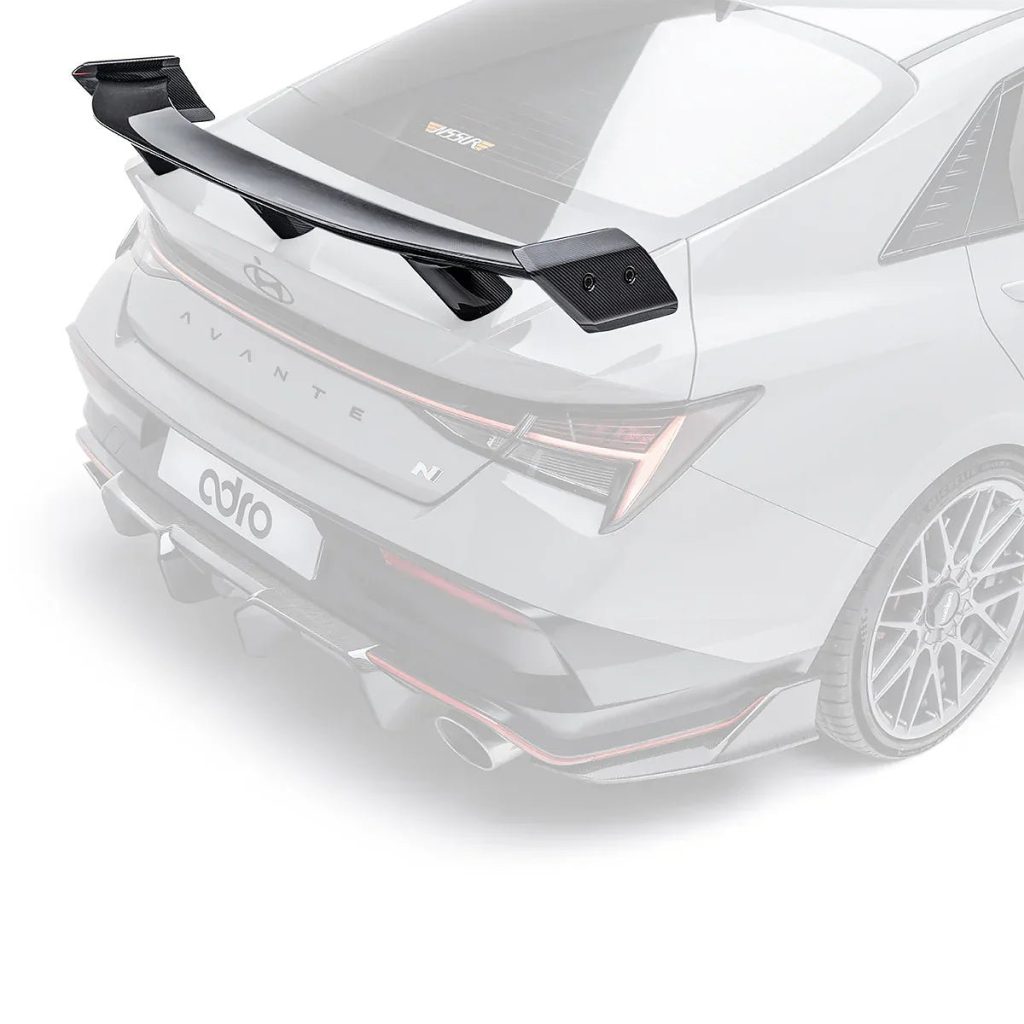 สปอยเลอร์ท้าย Carbon Fiber Hyundai Elantra N (V2) ADRO แท้