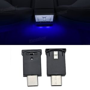 ไฟแอมเบียนต์ เบาะหลัง Hansshow Tesla Model Y Juniper Highland (SCREEN USB-C REAR)