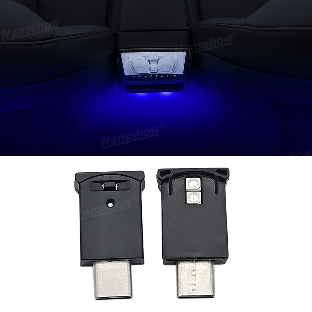 ไฟแอมเบียนต์ เบาะหลัง Hansshow Tesla Model Y Juniper Highland (SCREEN USB-C REAR)