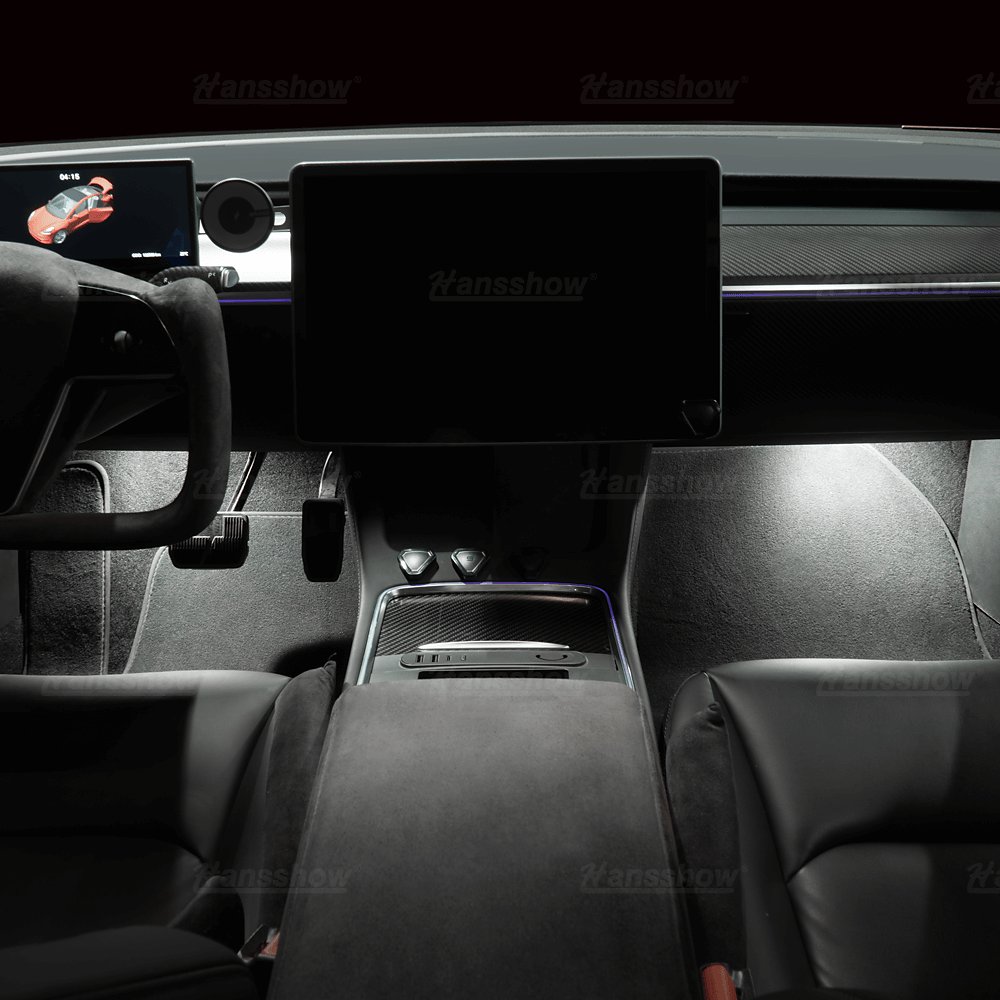 ไฟแอมเบียนต์ ใต้เท้า Hansshow Tesla Model 3