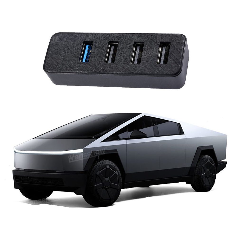 กล้องติดรถยนต์ คอนโซลหน้า Hansshow Tesla Cybertruck (TRANSFERRING DOCKING STATION)