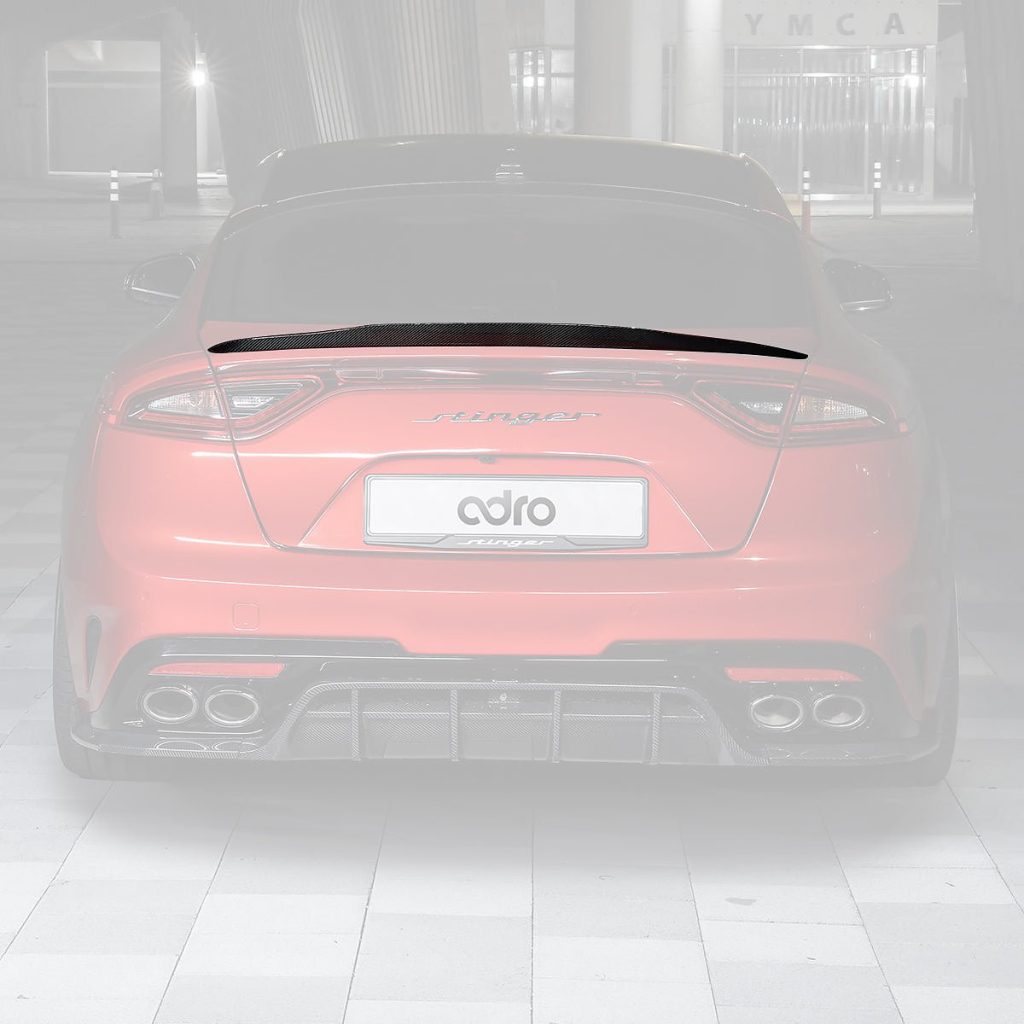 สปอยเลอร์ท้าย Carbon Fiber Kia Stinger (V2) ADRO แท้