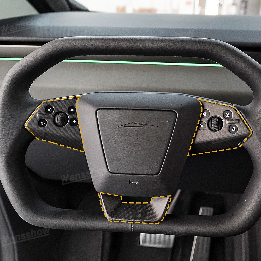 พวงมาลัย พวงมาลัย Hansshow Tesla Cybertruck (DECORATION MIDDLE FRAME)