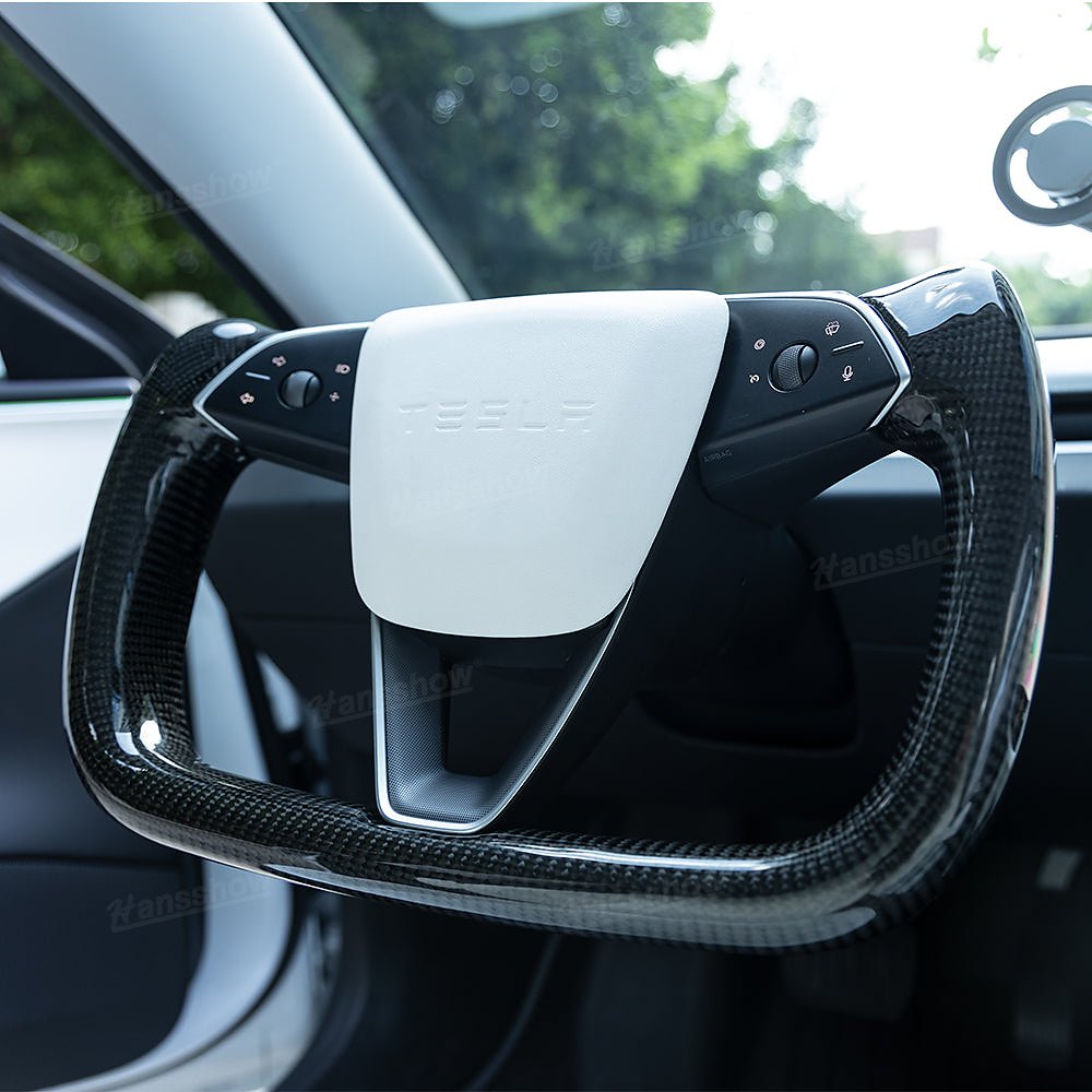 พวงมาลัย พวงมาลัย Hansshow Tesla Model 3 Highland (FULL REAL) (แบบที่ 2)