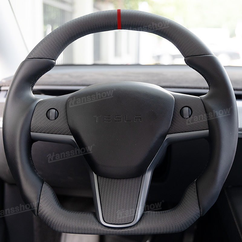 พวงมาลัย พวงมาลัย Hansshow Tesla Model Y (GRIP-HEATING FUNCTION)