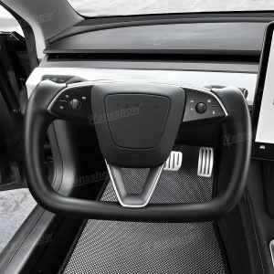 พวงมาลัย พวงมาลัย Hansshow Tesla Model Y Juniper (ALCANTARA)