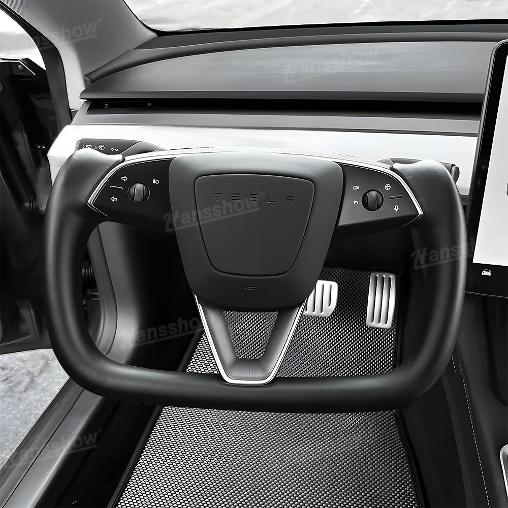 พวงมาลัย พวงมาลัย Hansshow Tesla Model Y Juniper (ALCANTARA)