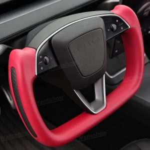พวงมาลัย พวงมาลัย Hansshow Tesla Model Y Juniper Highland (JUNIPER RED 3)