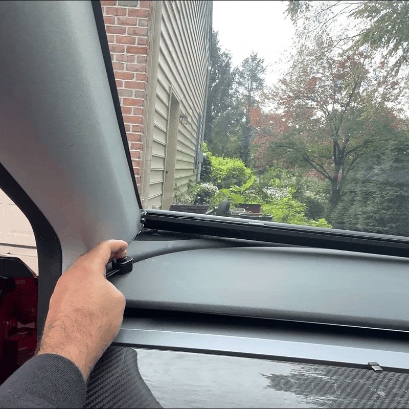 ม่านบังแดด กระจกหน้า Hansshow Tesla Model Y Juniper Highland (AUTO-LIFT ELECTRIC FRONT)