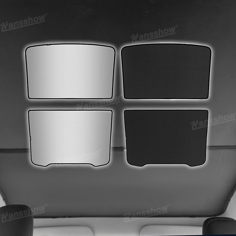 ม่านบังแดด หลังคากระจก Hansshow Tesla Model Y Juniper (INSULATION FOLDABLE COATING) (แบบที่ 2)