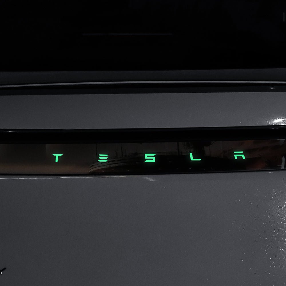 สติกเกอร์ตกแต่ง Hansshow Tesla Model Y Juniper (FLUORESCENT LETTERING T-E-S-L-A)