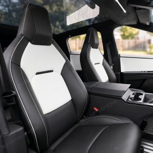 อุปกรณ์เบาะ Hansshow Tesla Cybertruck (RACING STYLE WHITE)