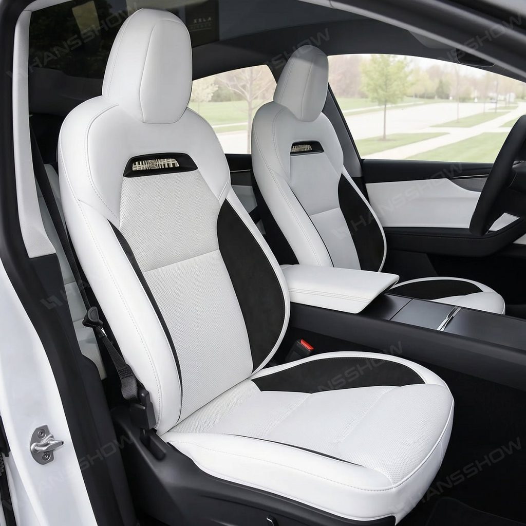 อุปกรณ์เบาะ Hansshow Tesla Model Y Juniper Plaid (DESIGN FULL SET)