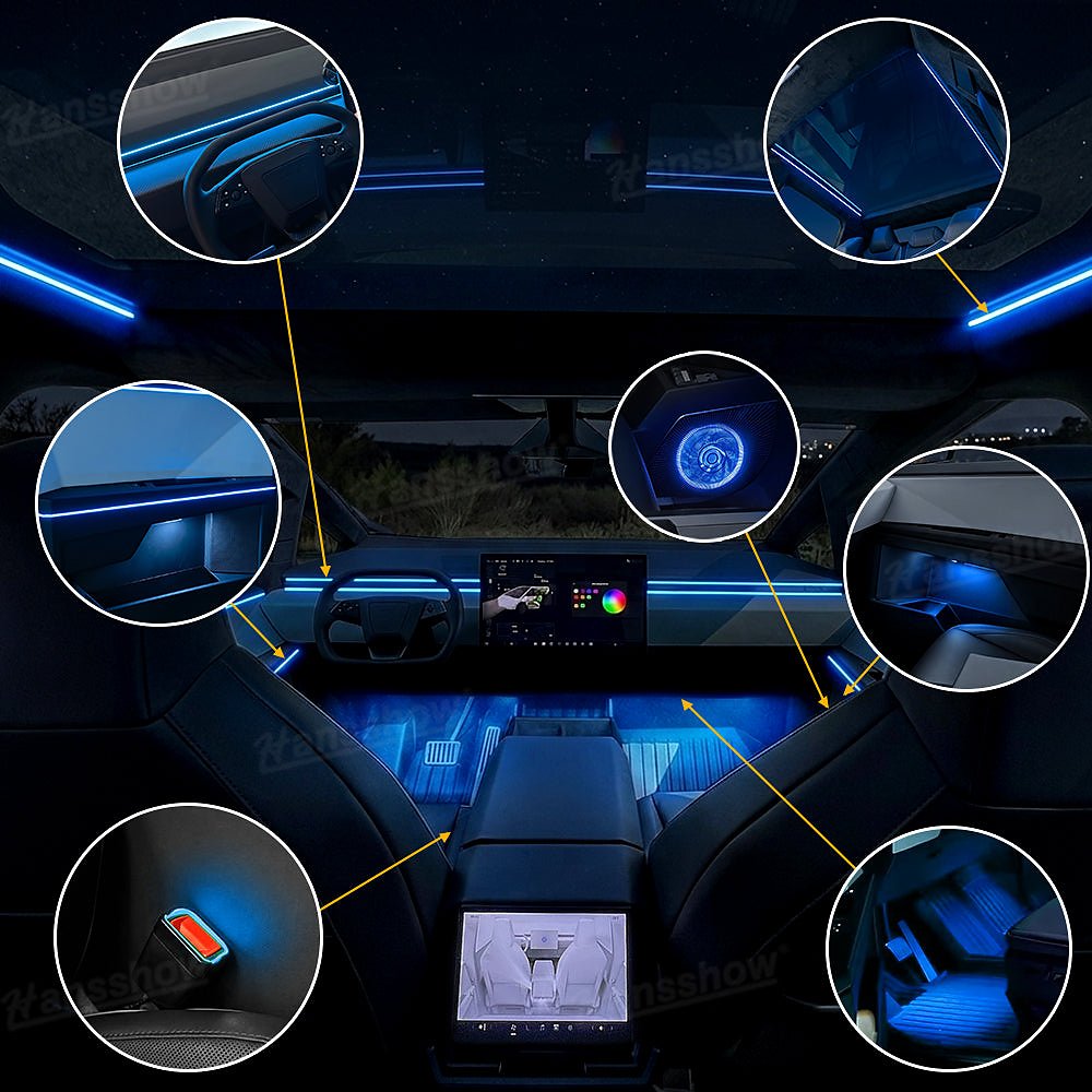 ไฟแอมเบียนต์ Hansshow Tesla Cybertruck (INTERIOR MULTI ZONE)