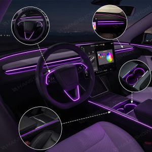 ไฟแอมเบียนต์ Hansshow Tesla Model Y Juniper Highland (INTERIOR RGB)