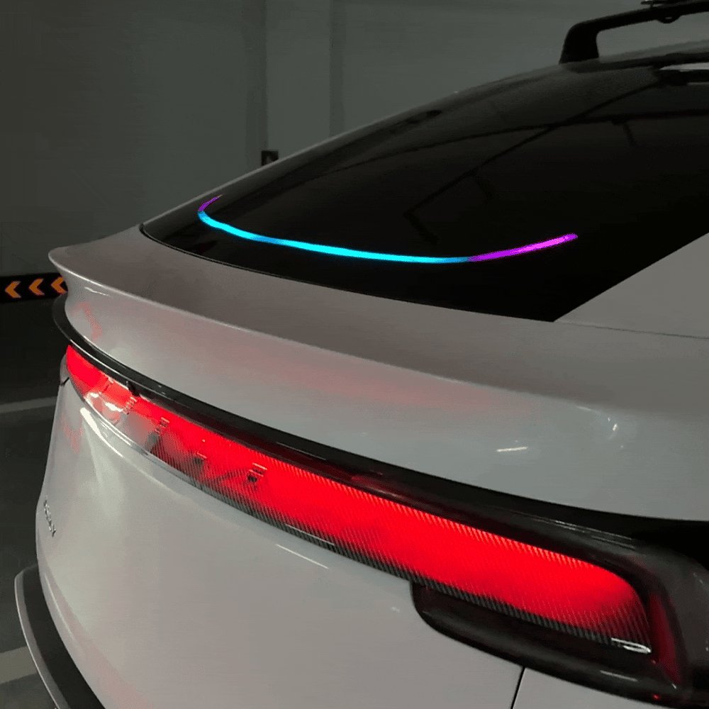 ไฟแอมเบียนต์ กระจกหลัง Hansshow Tesla Model Y Juniper