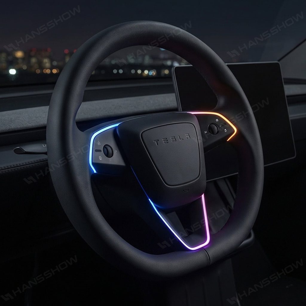 ไฟแอมเบียนต์ พวงมาลัย Hansshow Tesla Model Y Juniper