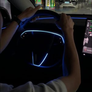 ไฟแอมเบียนต์ พวงมาลัย Hansshow Tesla Model Y Juniper Highland (2.0 BSD)