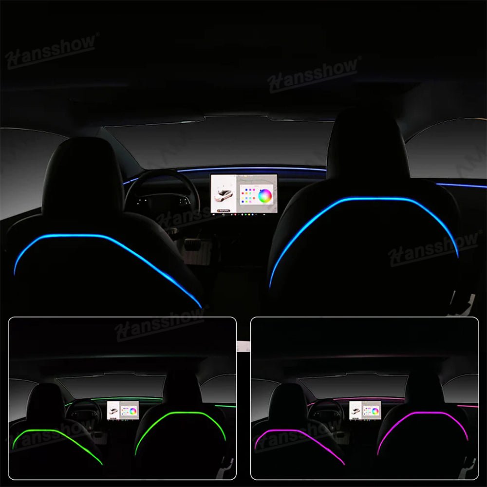 ไฟแอมเบียนต์ เบาะหลัง Hansshow Tesla Model Y Juniper (INTERIOR LIGHT BACK)