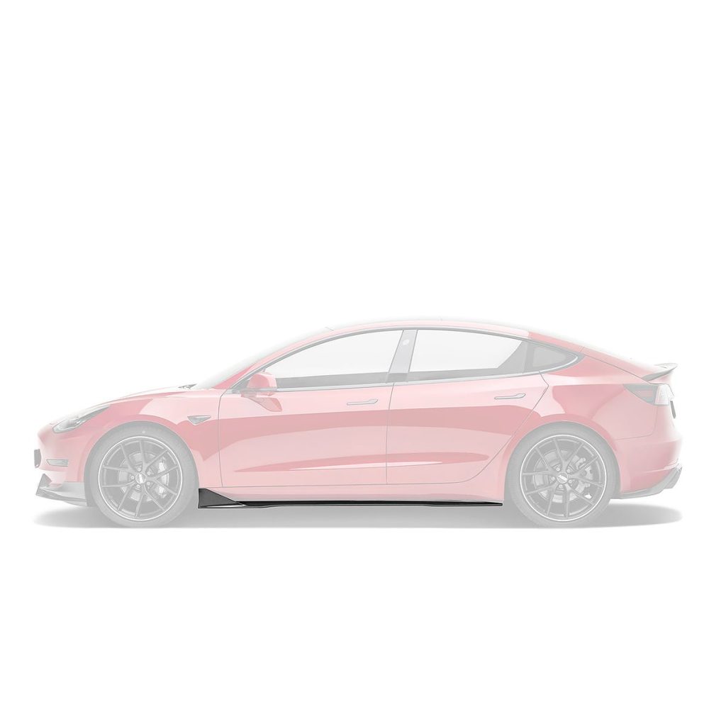 สเกิร์ตข้าง Carbon Fiber Tesla Model 3 (V1) ADRO แท้