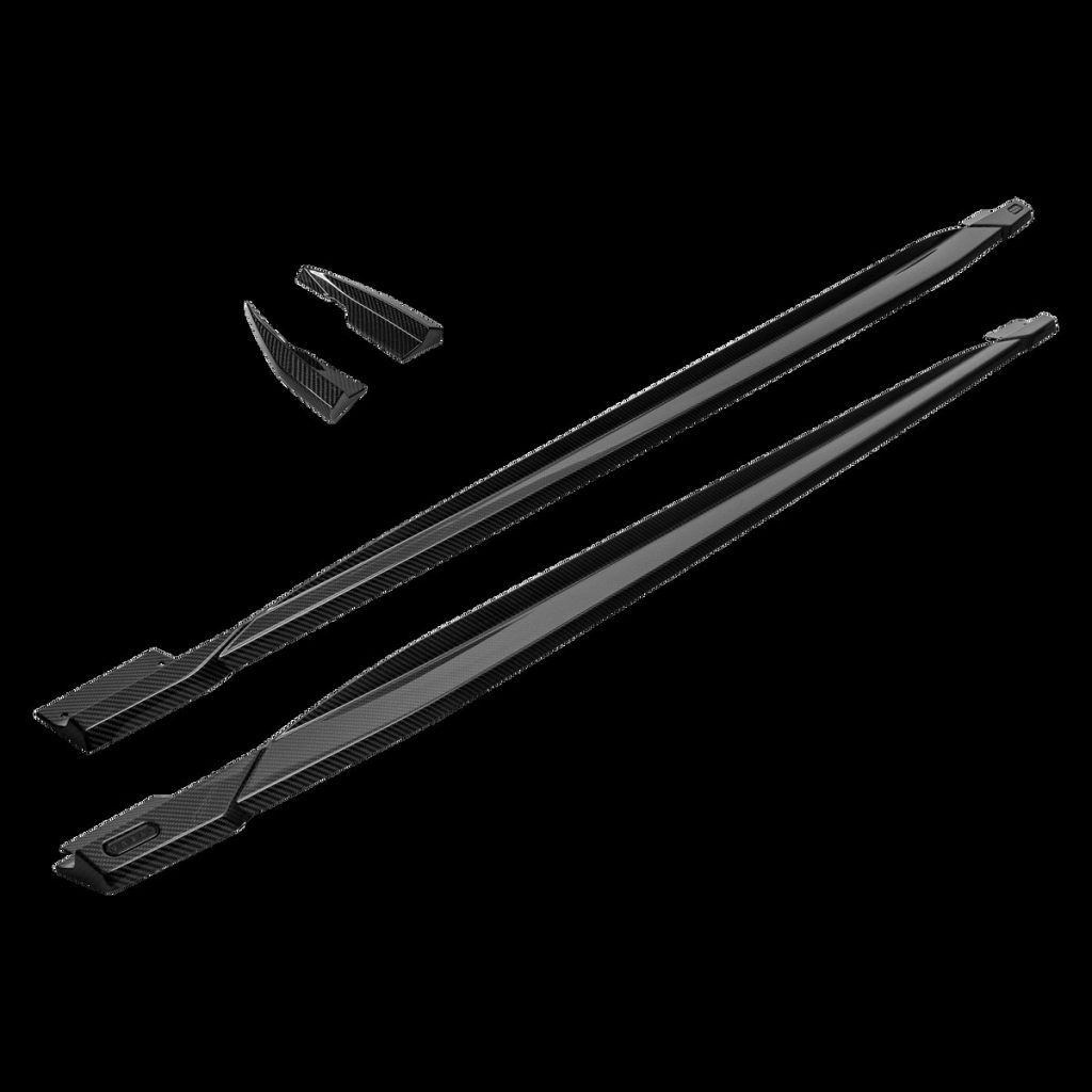 สเกิร์ตข้าง Carbon Fiber สำหรับ Volkswagen Golf R Mk8 ทรง URBAN