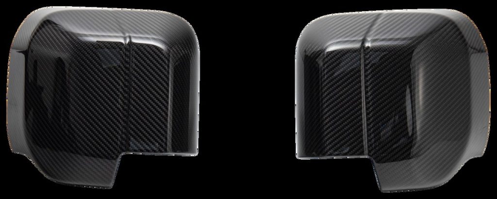 กระจกมองข้าง Carbon Fiber สำหรับ Land Rover Defender L663 ทรง URBAN