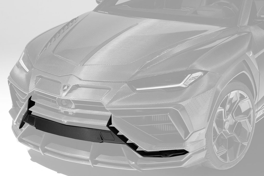 กันชนหน้า Carbon Fiber ส่วนล่าง Lamborghini Urus ทรง TOPCAR R\’Evo Carbon Edition
