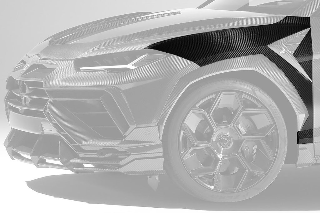 แก้มข้างหน้า Carbon Fiber Lamborghini Urus ทรง TOPCAR R\’Evo Carbon Edition 2 ชิ้น