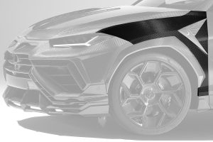 前翼子板 Carbon Fiber Lamborghini Urus 款式 TOPCAR R’Evo Carbon Edition 2 件