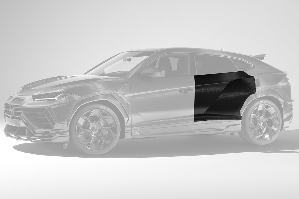 คิ้วประตู Carbon Fiber Lamborghini Urus ทรง TOPCAR R’Evo Carbon Edition 2 ชิ้น #2