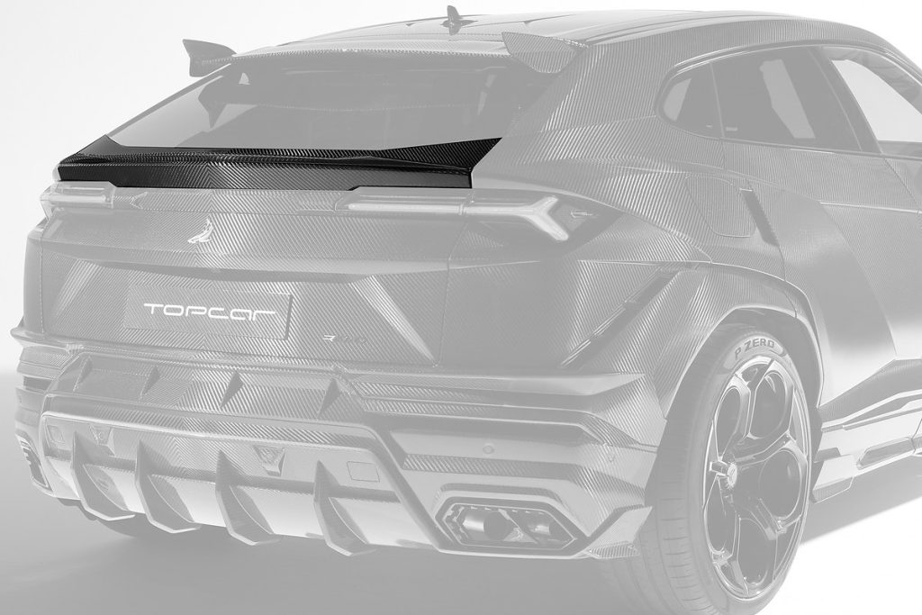 คิ้วประตู Carbon Fiber ส่วนบน Lamborghini Urus ทรง TOPCAR R’Evo Carbon Edition