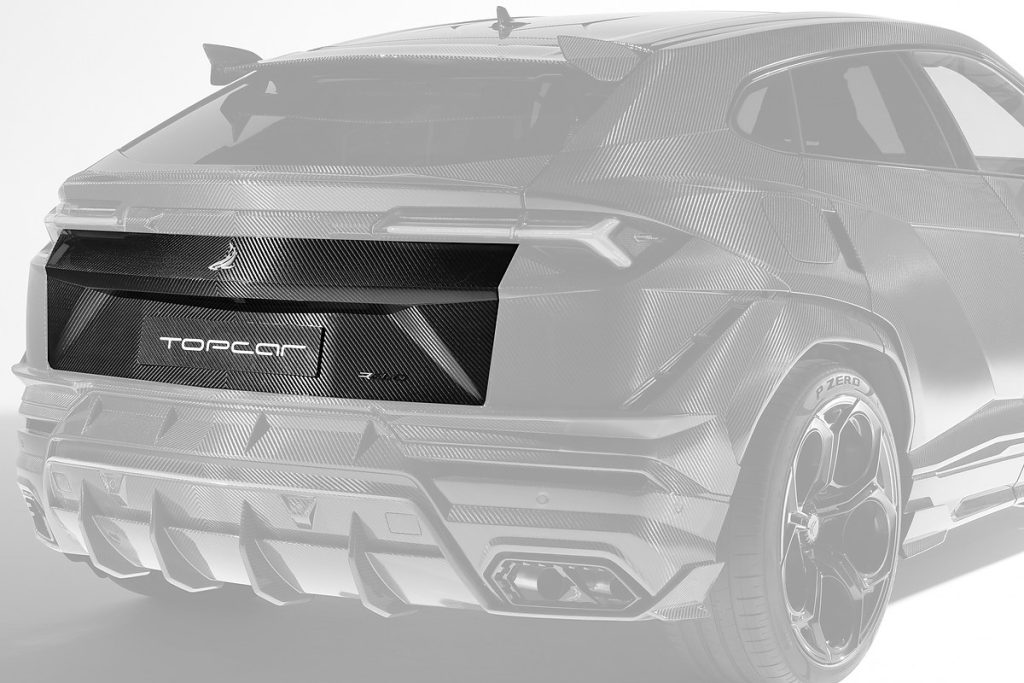 คิ้วประตู Carbon Fiber ส่วนล่าง Lamborghini Urus ทรง TOPCAR R’Evo Carbon Edition