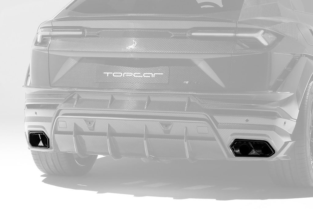 ปลายท่อ Carbon Fiber Lamborghini Urus ทรง TOPCAR R\’Evo Carbon Edition 2 ชิ้น