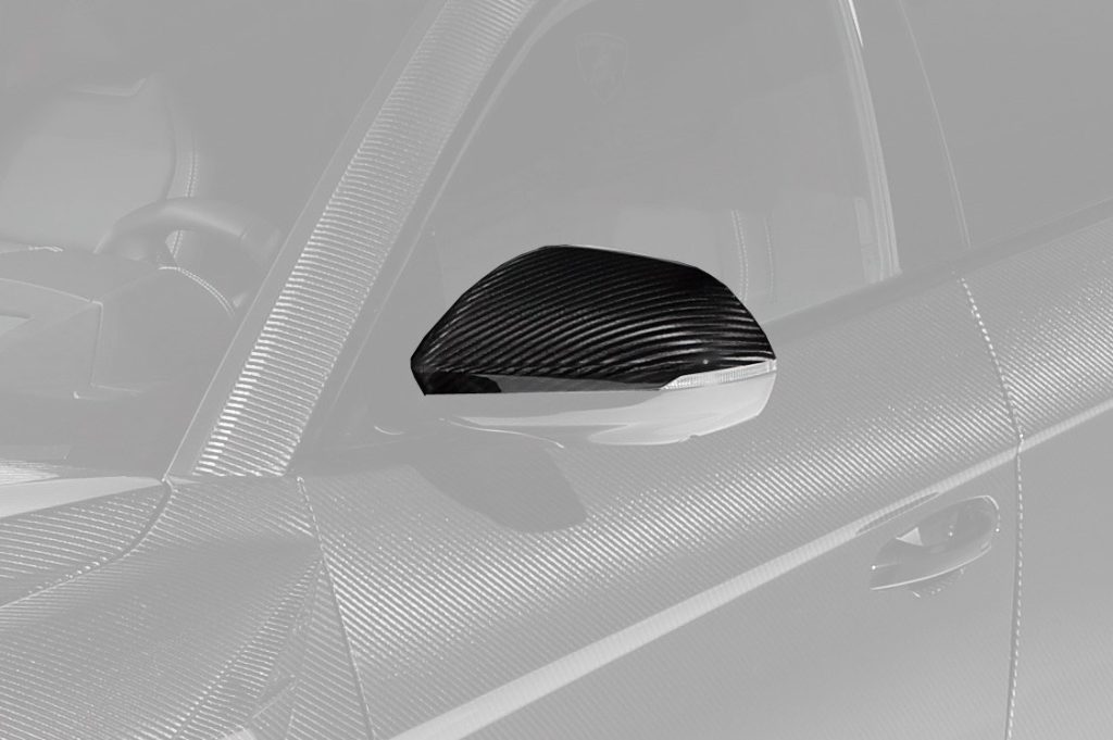 กระจกมองข้าง Carbon Fiber Lamborghini Urus ทรง TOPCAR R’Evo Carbon Edition 2 ชิ้น