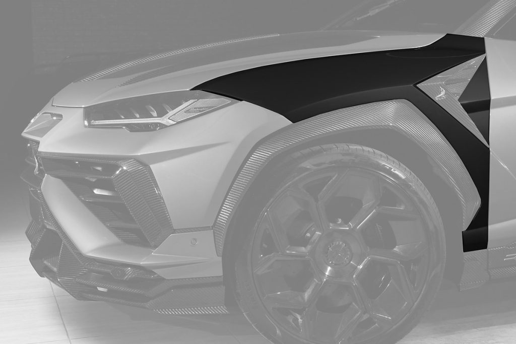 แก้มข้างหน้า Carbon Fiber Lamborghini Urus แบบพ่นสี ทรง TOPCAR R\’Evo Limited Edition 2.0 2 ชิ้น