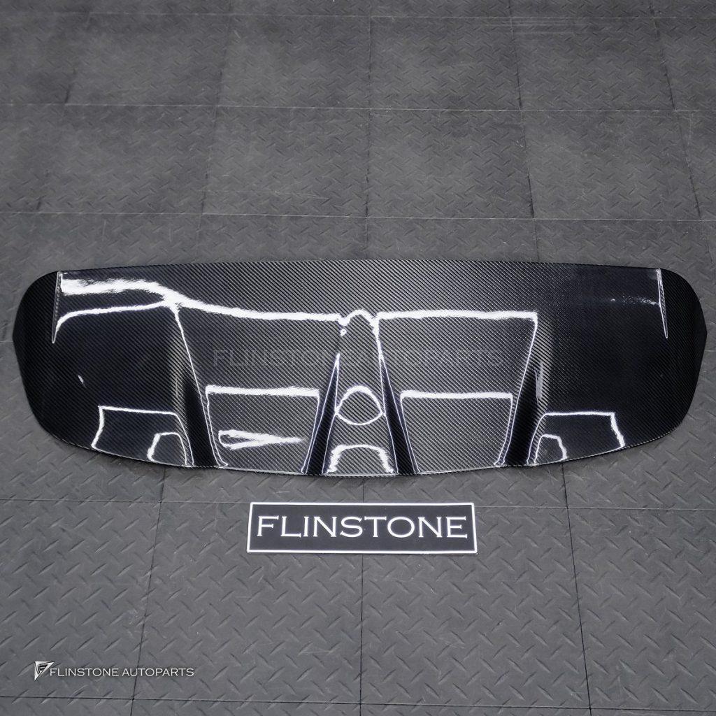 สปอยเลอร์หลังคา Carbon Fiber สำหรับ Audi Q8 Dry Carbon
